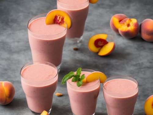 Peach Melba Smoothie