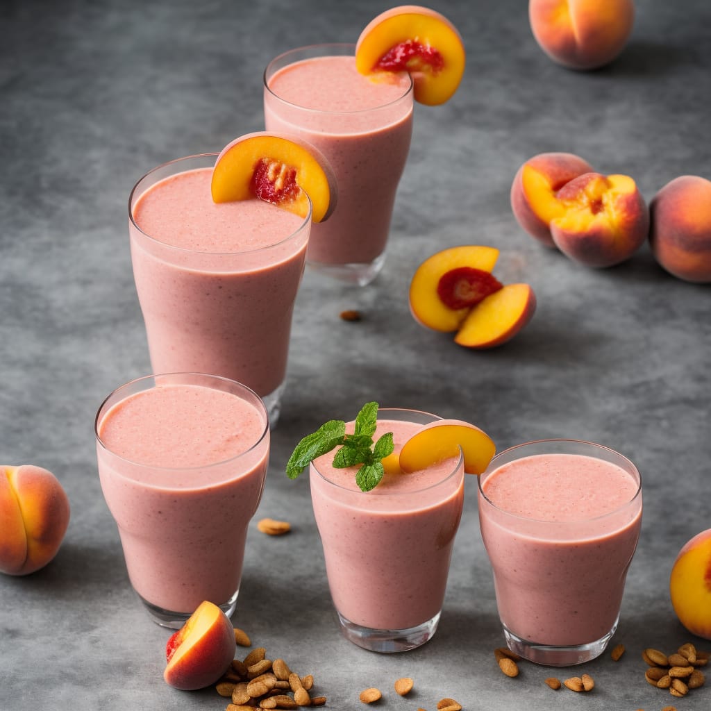 Peach Melba Smoothie