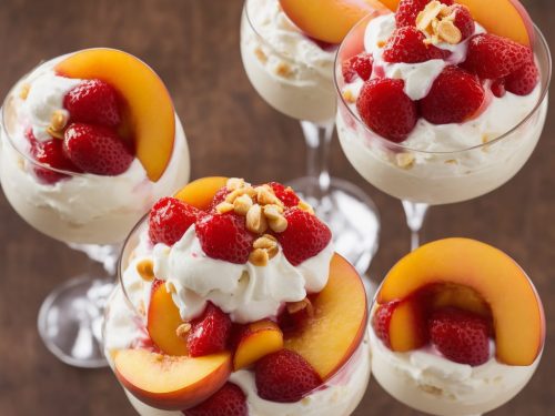 Peach Melba Sundae