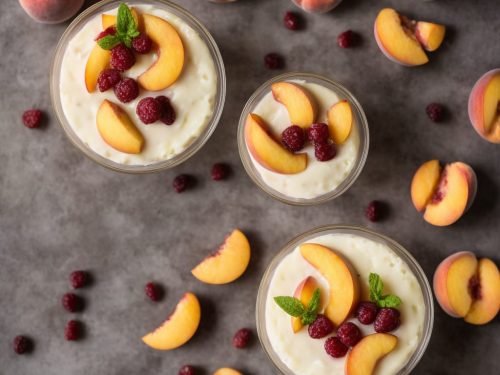 Peach Panna Cotta Trifle