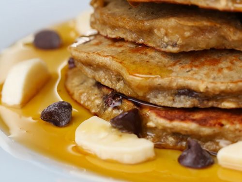 Peanut Butter Banana Pancakes