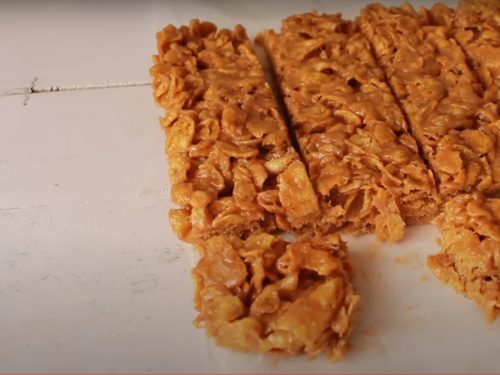 Peanut Butter Cornflake Crunch Bars