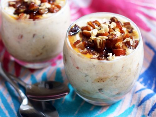 Peanut Butter & Date Oat Pots