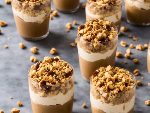 Peanut Butter Parfait with Salted Caramel Crunch