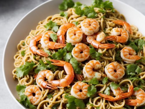 Peanut Butter & Prawn Noodle Salad