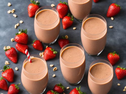 Peanut Butter Strawberry Smoothie