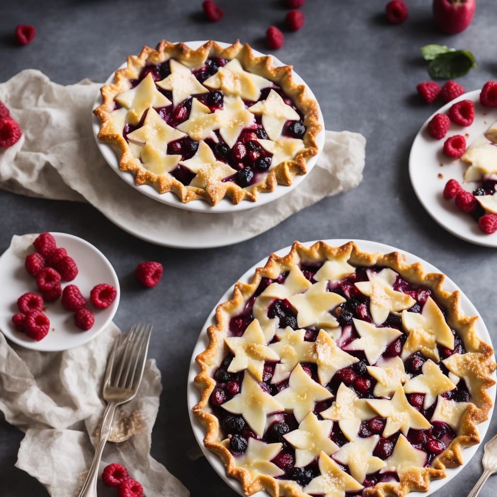 Pear & Berry Pie