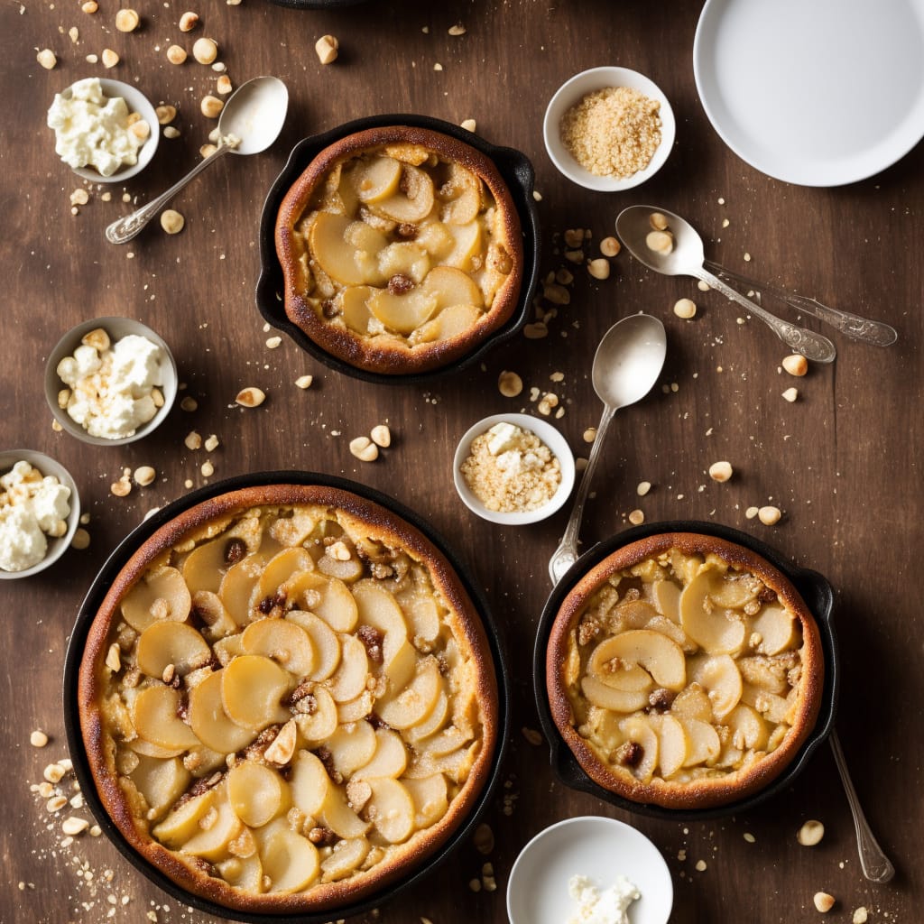 Pear & Hazelnut Clafoutis