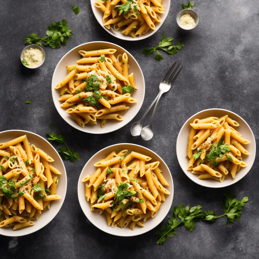 Penne with Spicy Vodka Tomato Cream Sauce