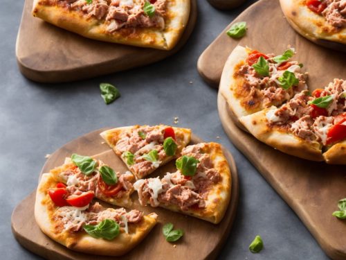 Pepper & Tuna Panini Pizzas