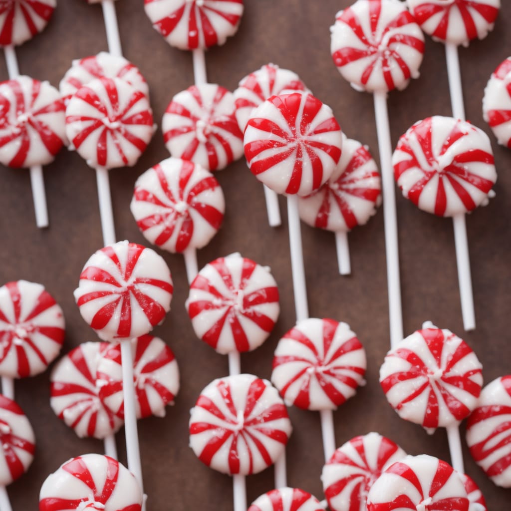 Peppermint Lollipops