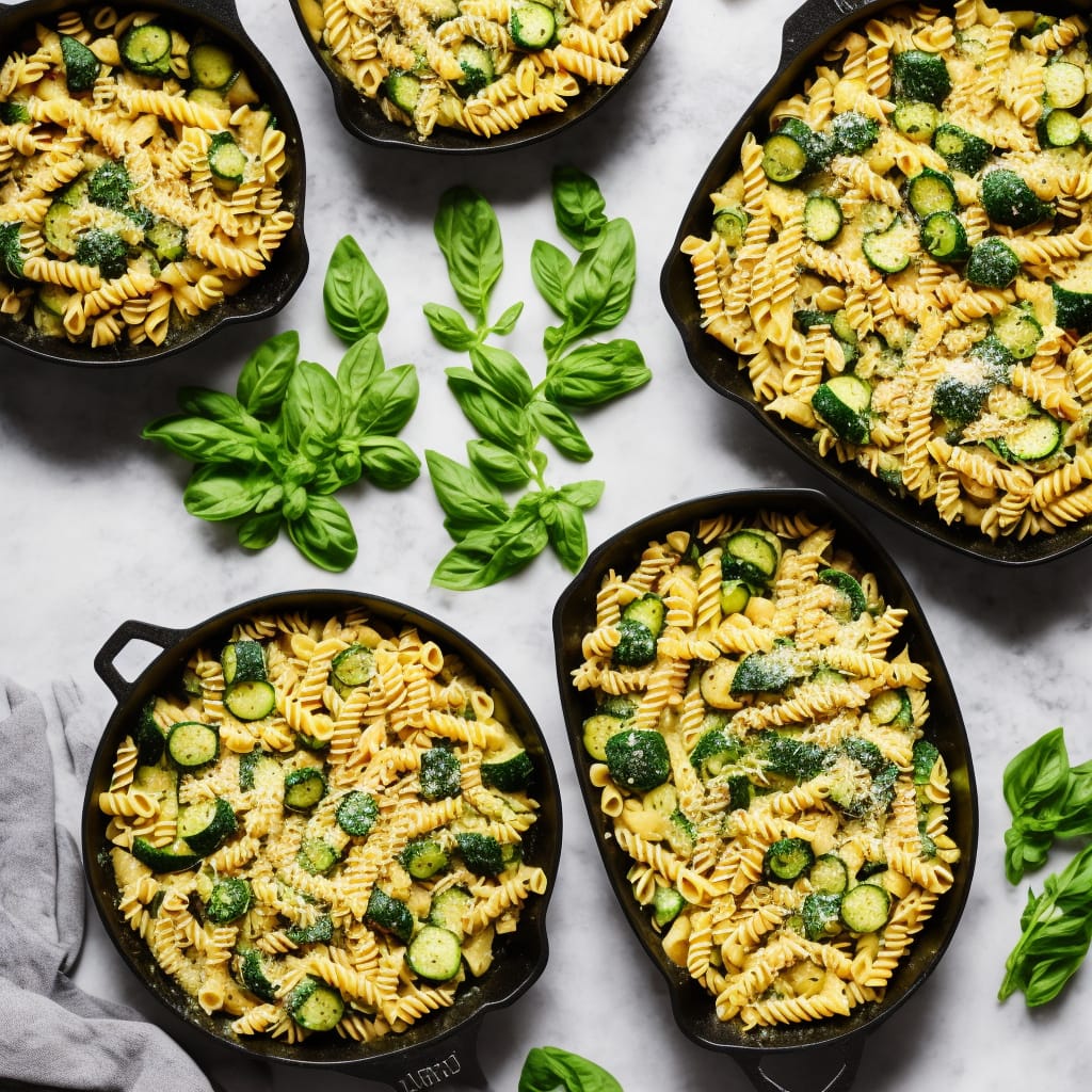 Pesto & Courgette Pasta Bake