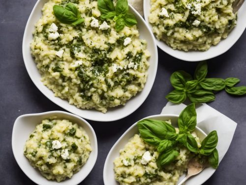 Pesto & Goat's Cheese Risotto