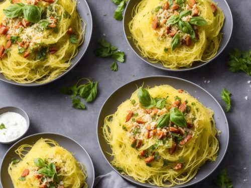 Pesto Spaghetti Squash