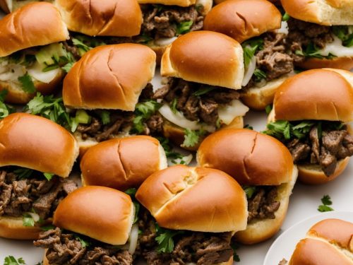 Philly Cheese Steak Sliders