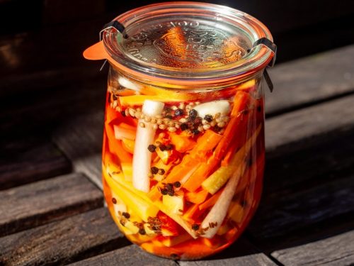 Pickled Carrots with Garlic & Cumin