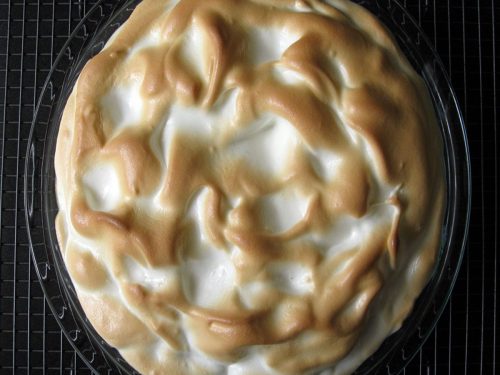 Pineapple & Banana Custard Meringues