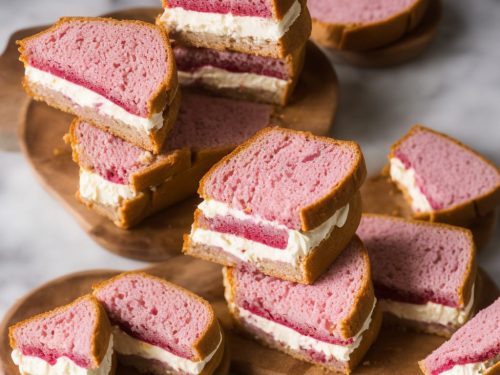 Pink Marble Sandwich Cake