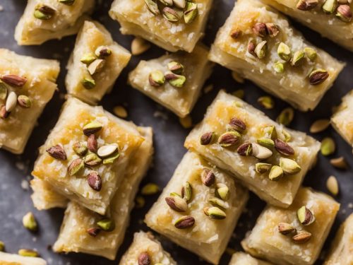 Pistachio, Almond, Lemon & Rose Baklava