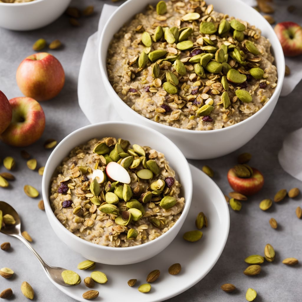 Pistachio Nut & Spiced Apple Bircher Muesli