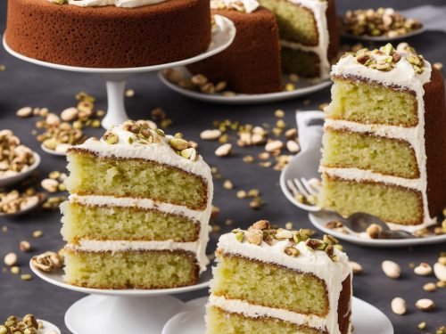 Pistachio Praline & Vanilla Cake