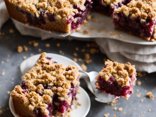 Plum Crumble Cake