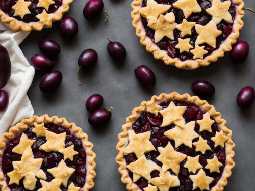 Plum & Marzipan Pie