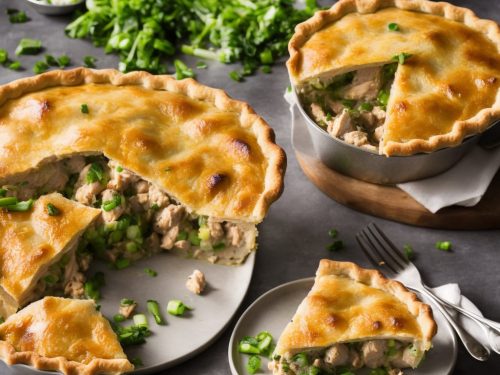 Poached Chicken & Pancetta Pie with Spring Onion Colcannon