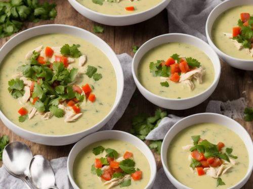 Poblano Chicken Cheese Soup Recipe