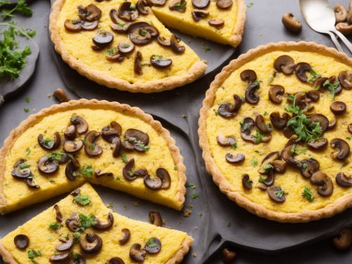 Polenta & Mushroom Tart