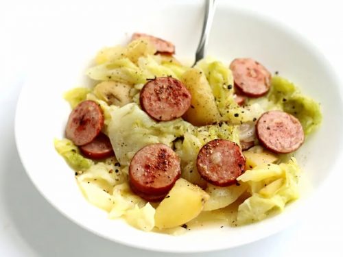 Polish Link Sausage and Cabbage Recipe