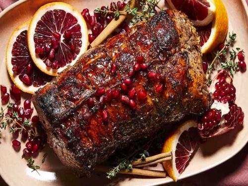 Pomegranate-Braised Pork Belly