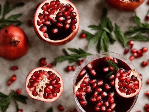 Pomegranate & Vermouth Mulled Wine