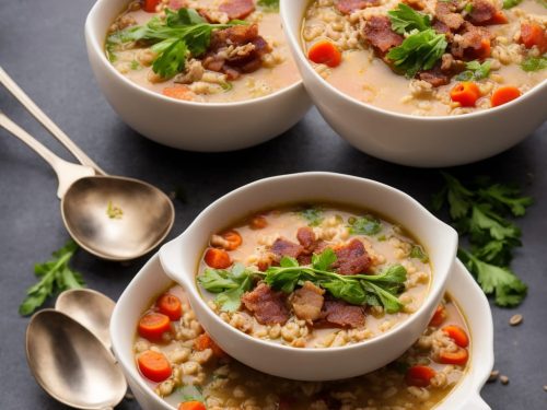 Porcini, Pancetta & Spelt Soup