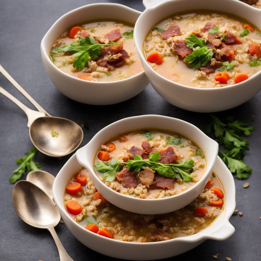 Porcini, Pancetta & Spelt Soup