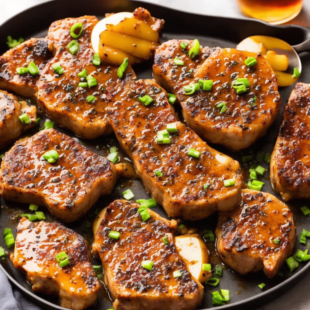 Pork Chops with Apple Cider Glaze