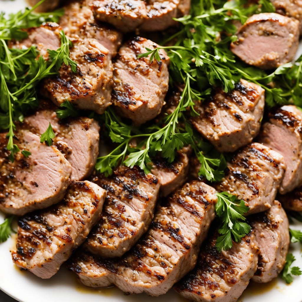 Pork Fillet with Mustard & Herbs