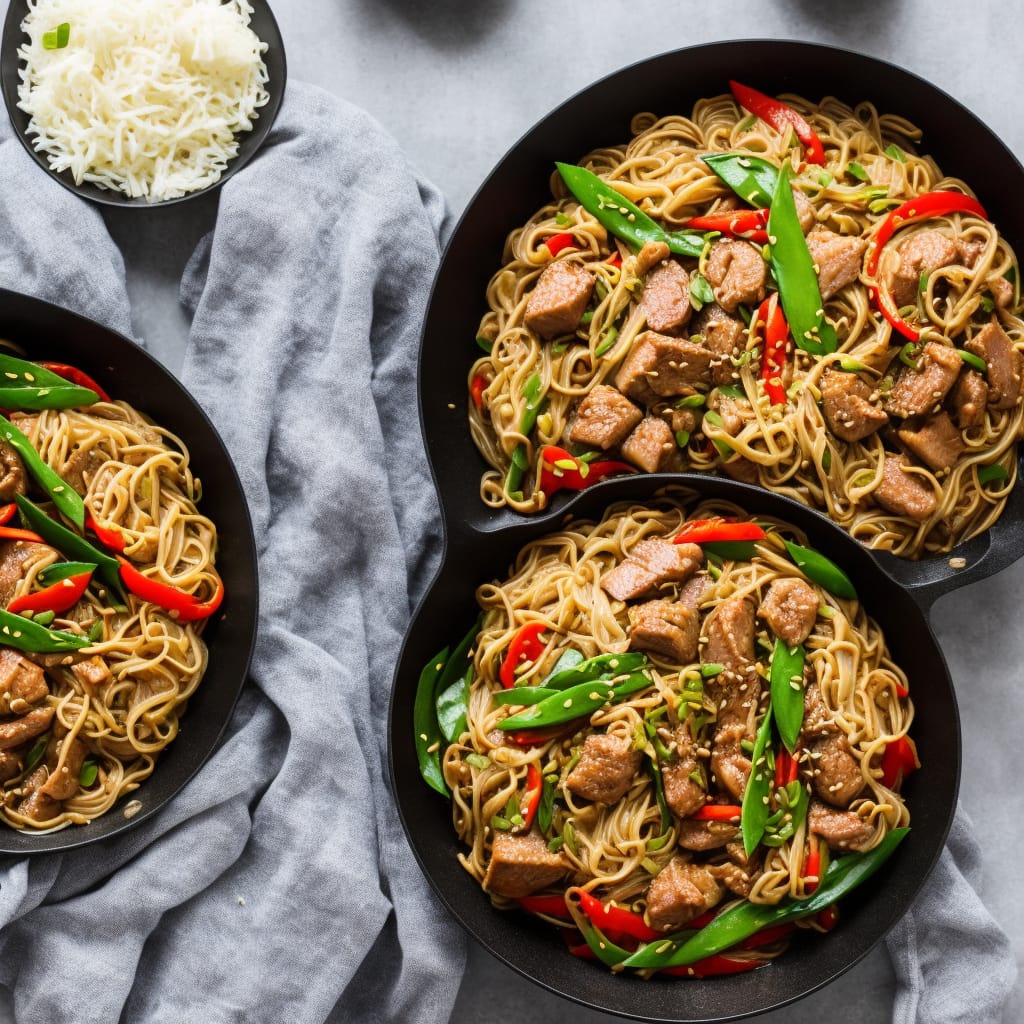 Pork & Noodle Stir-Fry