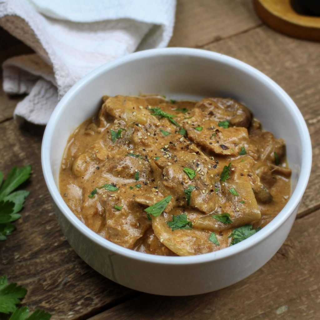 Pork Stroganoff