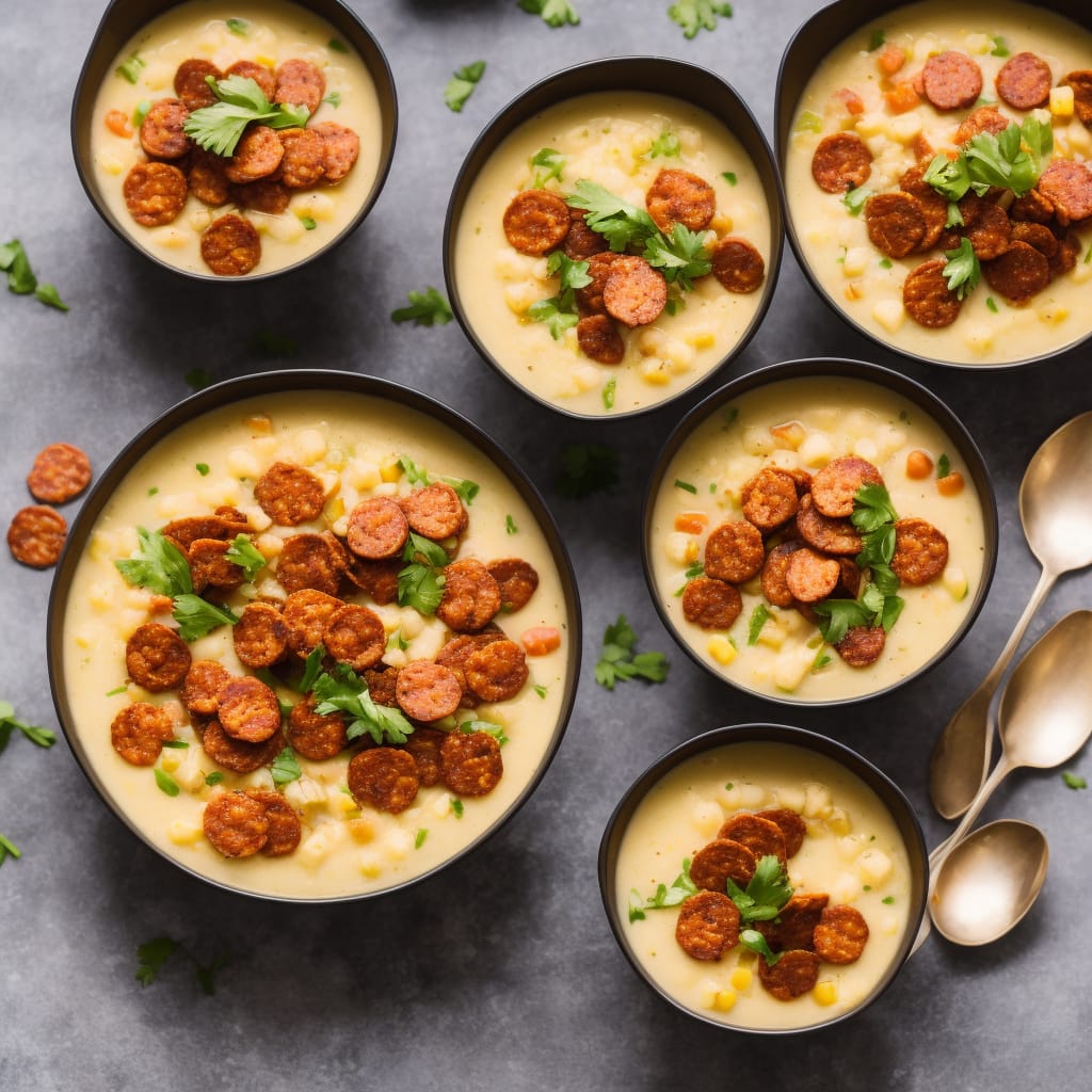 Potage Dubarry with Crisp Chorizo