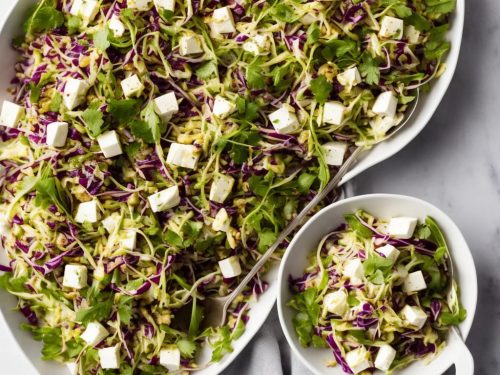 Potato & Feta Bake with Radish Slaw