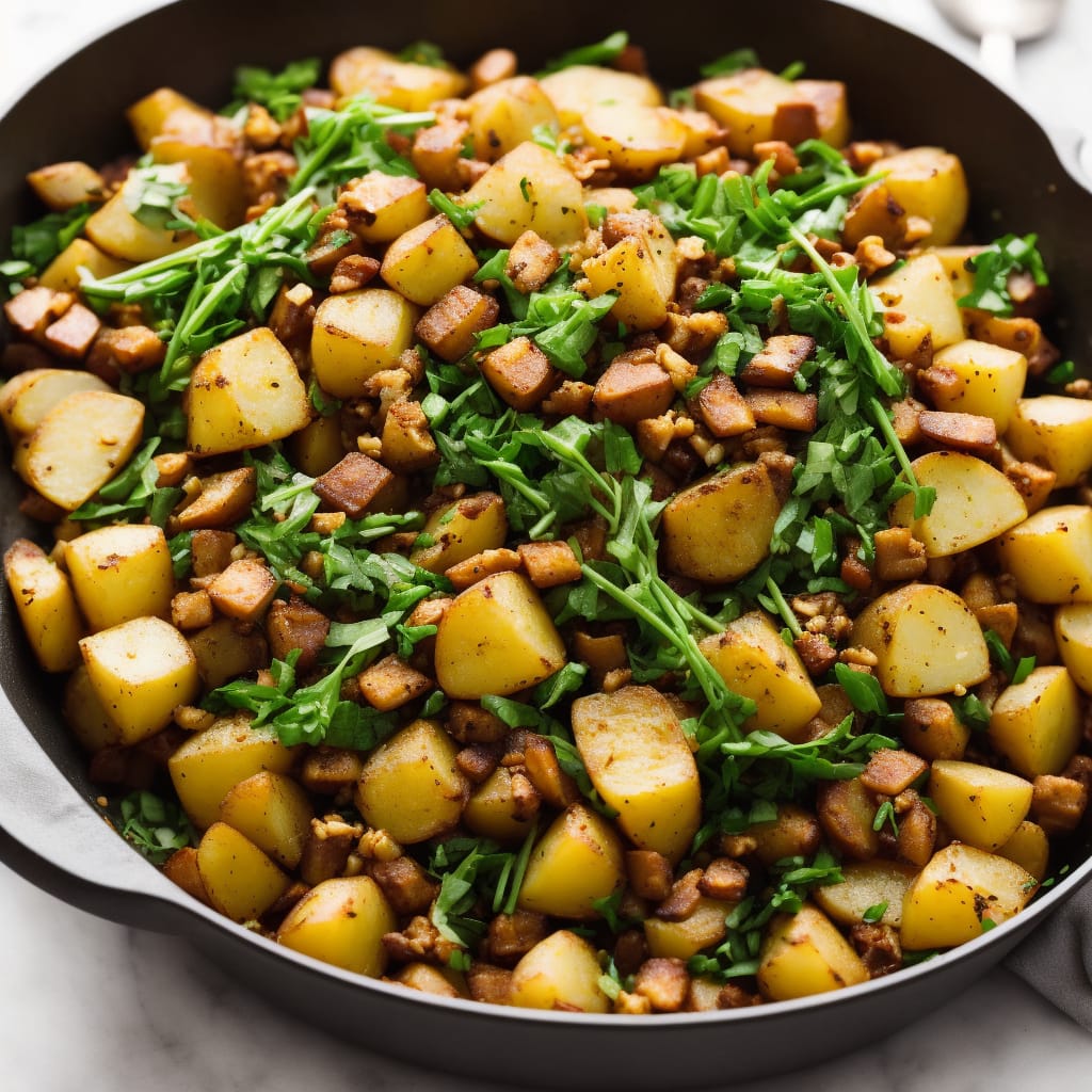 Potato Hash with Greens