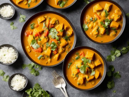 Prawn, butternut & mango curry