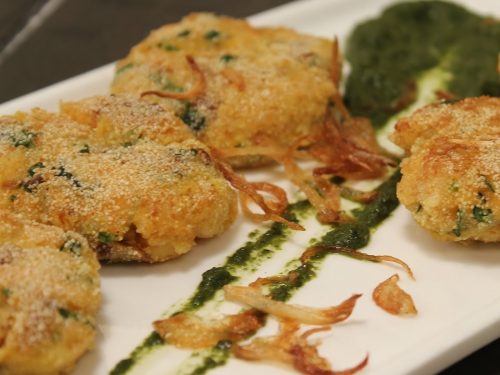 Prawn Cakes with Coriander Sambal