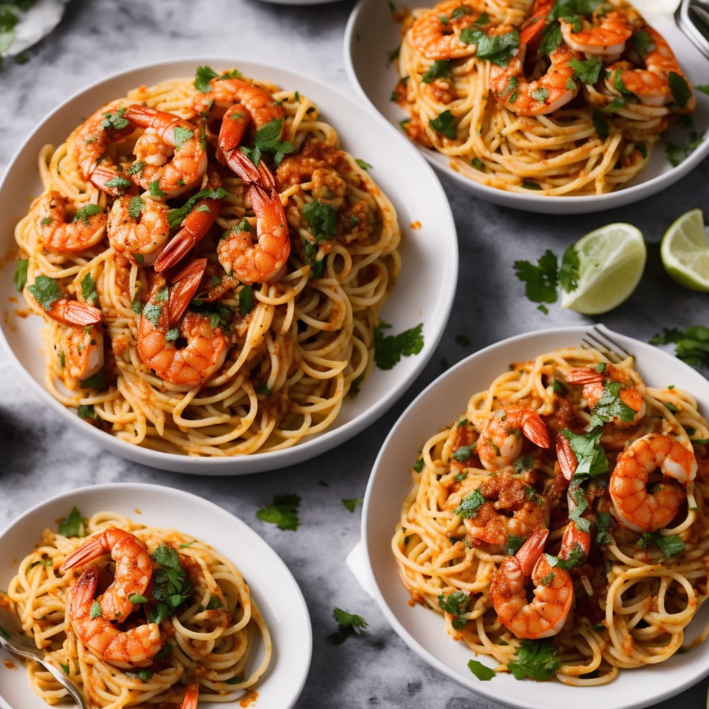 Prawn & Harissa Spaghetti