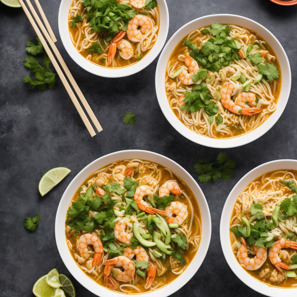 Prawn Laksa Noodle Soup