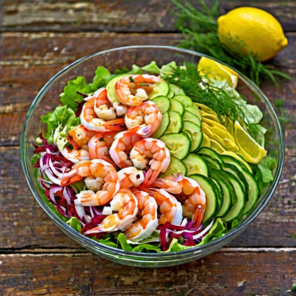 Prawn Layered Salad