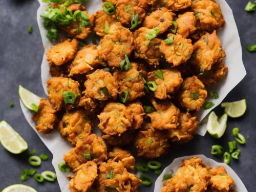 Prawn, Mango & Spring Onion Pakoras