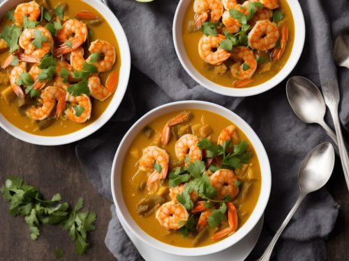 Prawn, Pumpkin & Coconut Stew