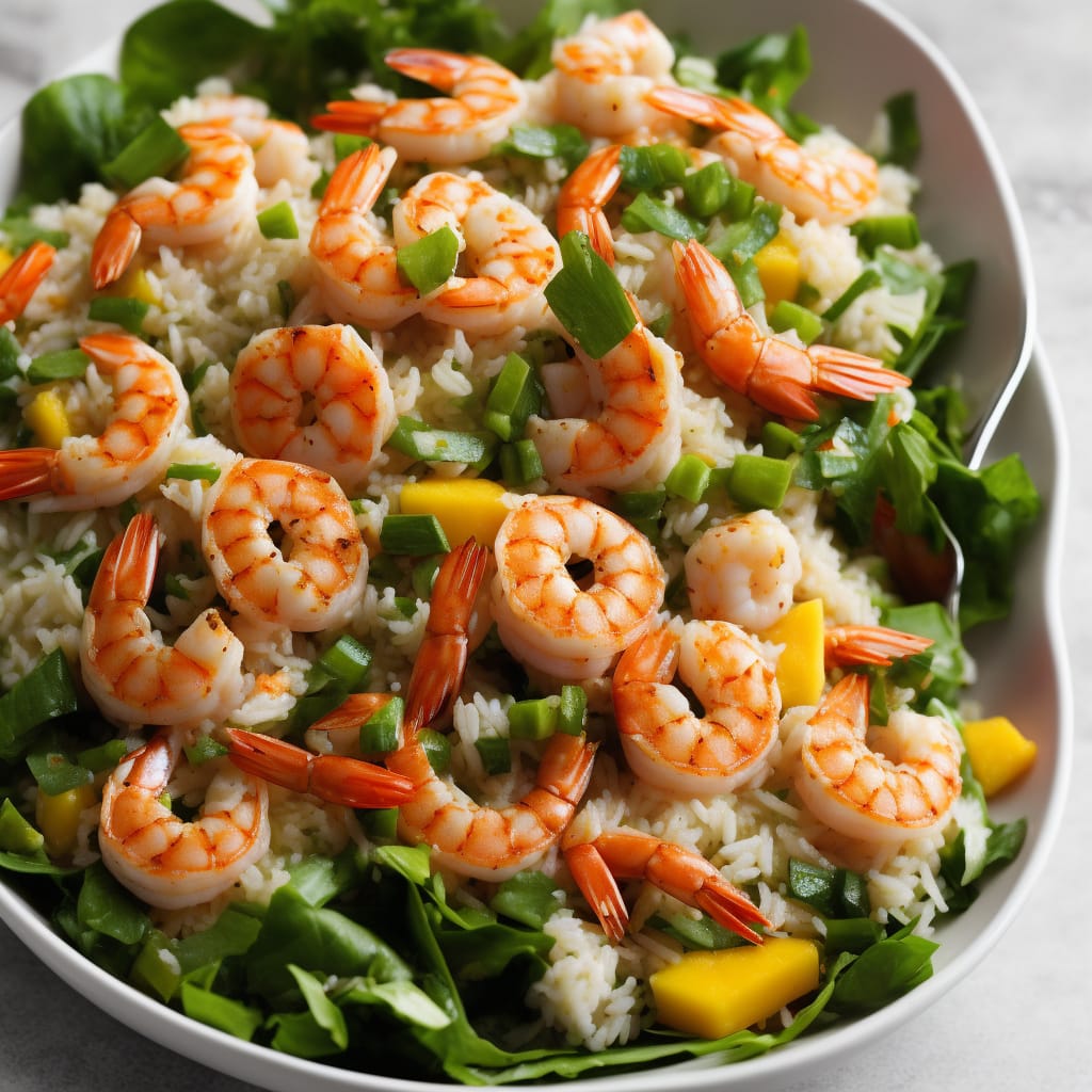 Prawn, Rice & Mango Jar Salad